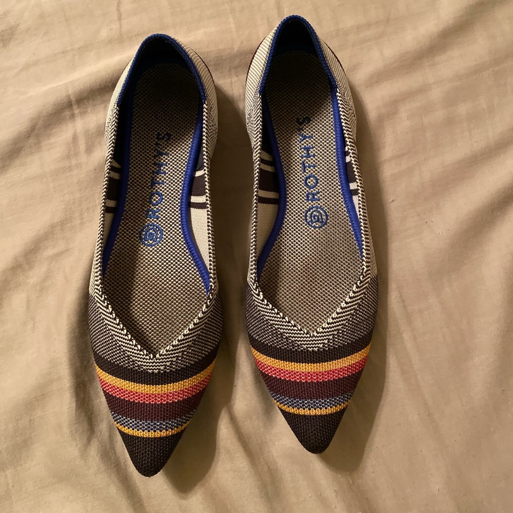 Rothy’s 9 Inverse Stripes Points